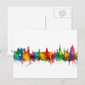 Lancaster England Skyline Briefkaart (Voorkant / Achterkant)