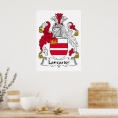 Lancaster Family Crest Poster (Keuken)
