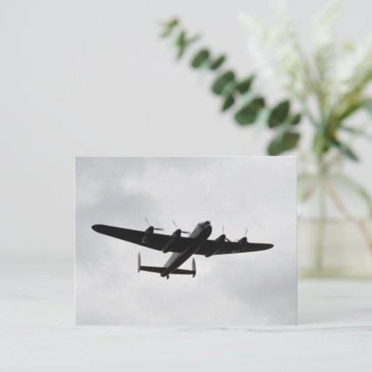 Lancaster Heavy Bomber Briefkaart (Staand voorkant)