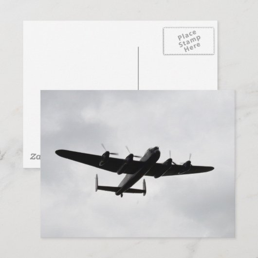 Lancaster Heavy Bomber Briefkaart (Voorkant / Achterkant)