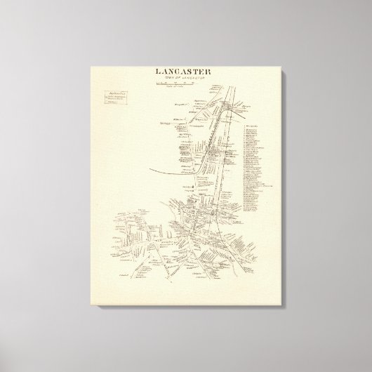 Lancaster, Lancaster Canvas Afdruk (Voorkant)