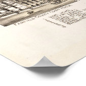 Lancaster OH Map (1885) Poster (Hoek)