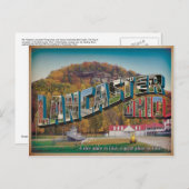 Lancaster Ohio #1 Briefkaart (Voorkant / Achterkant)