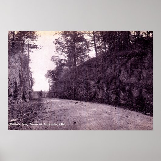Lancaster Ohio North of Shimps Hill Poster (Voorkant)