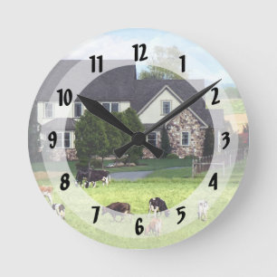 Lancaster PA - Familie Boerderij met Koeien in de  Ronde Klok