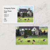 Lancaster PA - Familie Boerderij met Koeien in de  Visitekaartje (Voorkant / Achterkant)