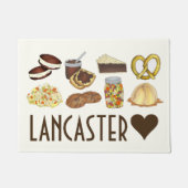 Lancaster, PA Pennsylvania Dutch Amish Foods Deurmat (Voorkant)