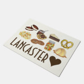 Lancaster, PA Pennsylvania Dutch Amish Foods Deurmat (Schuin)