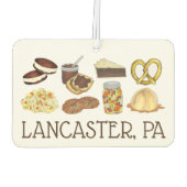 Lancaster, PA Pennsylvania Dutch Amish Foods Luchtverfrisser (Achterkant)