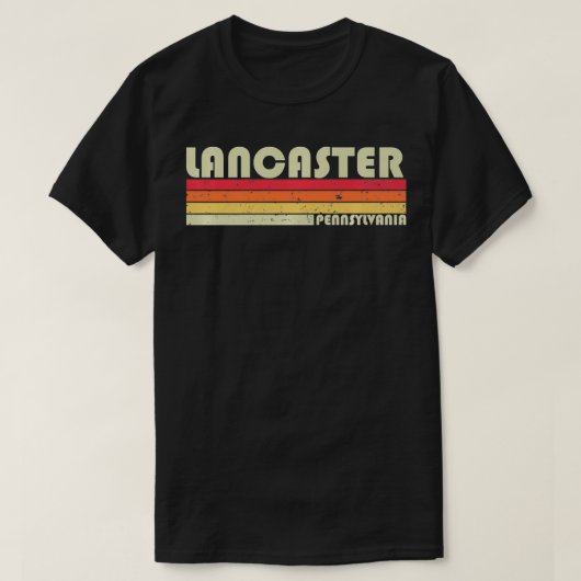 LANCASTER PA PENNSYLVANIA Funny City Home Road Gi T-shirt (Design voorkant)