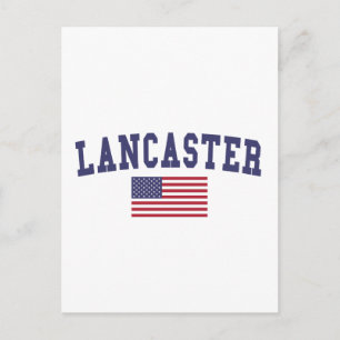 Lancaster PA VS-vlag Briefkaart