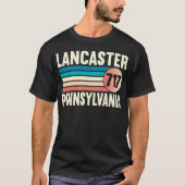 Lancaster Pennsylvania 717 Area Code T-shirt (Voorkant)