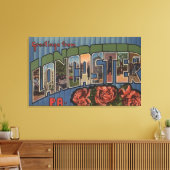 Lancaster, Pennsylvania - Grote Letter-scènes Canvas Afdruk (Insitu (Woonkamer))