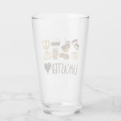 Lancaster Pennsylvania PA Dutch Food Amish Land Glas (Achterkant)