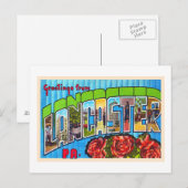 Lancaster Pennsylvania PA Large Letter Briefkaart (Voorkant / Achterkant)