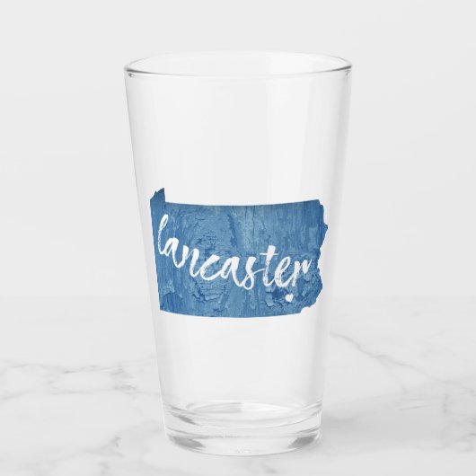 Lancaster Pennsylvania Wood Grain Glas (Voorkant)
