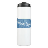 Lancaster Pennsylvania Wood Grain Thermosbeker (Voorkant)