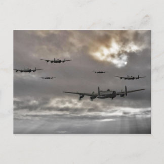 Lancaster Raid Briefkaart