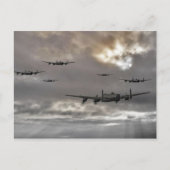 Lancaster Raid Briefkaart (Voorkant)