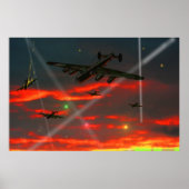Lancaster Raid over Rich Poster (Voorkant)