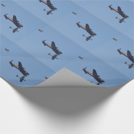 Lancaster Spitfire-orkaan Cadeaupapier (Hoek)