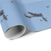 Lancaster Spitfire-orkaan Cadeaupapier (Rol Hoek)