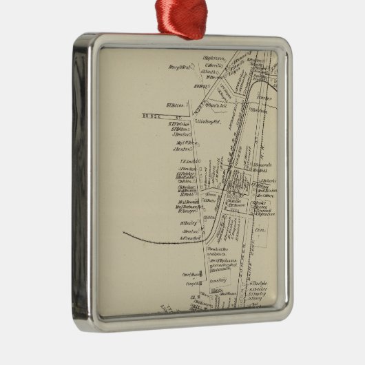 Lancaster, stad Lancaster Metalen Ornament (Rechts)