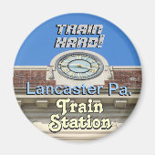 Lancaster treinstation! Train hard Sleutelhanger! Magneet (Voorkant)