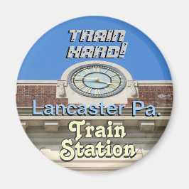 Lancaster treinstation! Train hard Sleutelhanger! Magneet