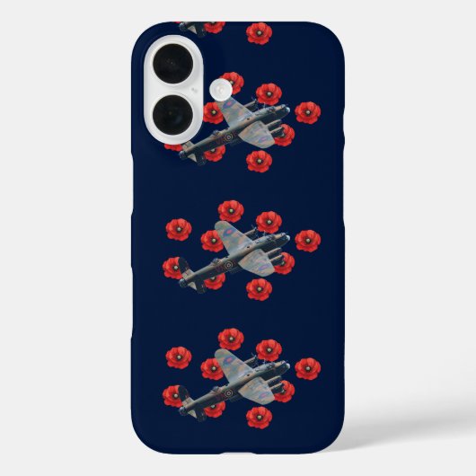 Lancaster tussen rode papavers Case-Mate iPhone Case (Achterkant)