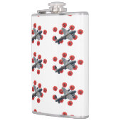  Lancaster tussen rode papavers Heupfles (Links)