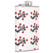  Lancaster tussen rode papavers Heupfles (Rechts)