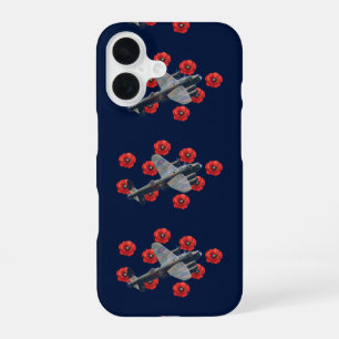Lancaster tussen rode papavers iPhone 16 Hoesje