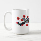  Lancaster tussen rode papavers Koffiemok (Links)