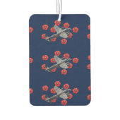  Lancaster tussen rode papavers Luchtverfrisser (Achterkant)