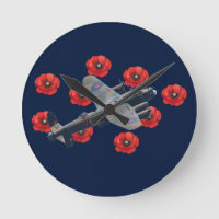 Lancaster tussen rode papavers