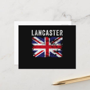 Lancaster UK Flag England Souvenir Briefkaart