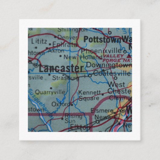 Lancaster wij hebben de Nieuwe Kaart van het Adres (Voorkant)