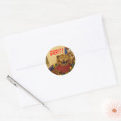 Lance 1, GRR!!! Ronde Sticker (Envelop)