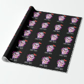 Lance-a-lotl Grappig Axolotl Knight Pun Dark BG Cadeaupapier (Uitgerold)