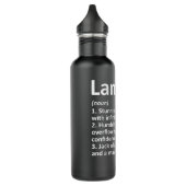 LANCE Definition Personalized Name Funny Birthday Waterfles (Links)