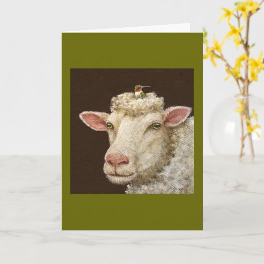 Lance- en Mabel-kaart Kaart (Gele Bloem)