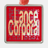 Lance Korporaal Extraordinaire Metalen Ornament (Voorkant)
