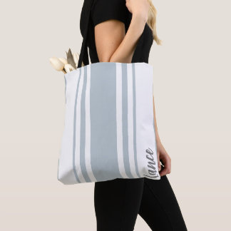 Lance minimalistische strepen monogram tote bag
