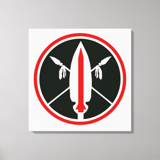 Lance Missile Canvas Afdruk (Voorkant)