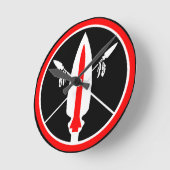 Lance Missile Clock Ronde Klok (Hoek)
