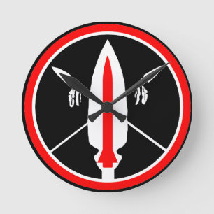 Lance Missile Clock Ronde Klok