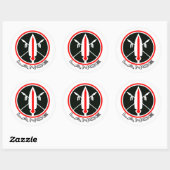 Lance Missile Ronde Sticker (Vel)