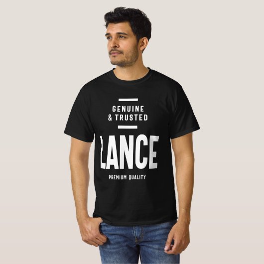 Lance Personalized Name T-shirt (Voorkant volledig)