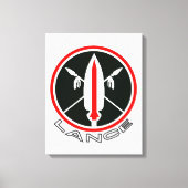 Lance-raket 2013 canvas afdruk (Voorkant)